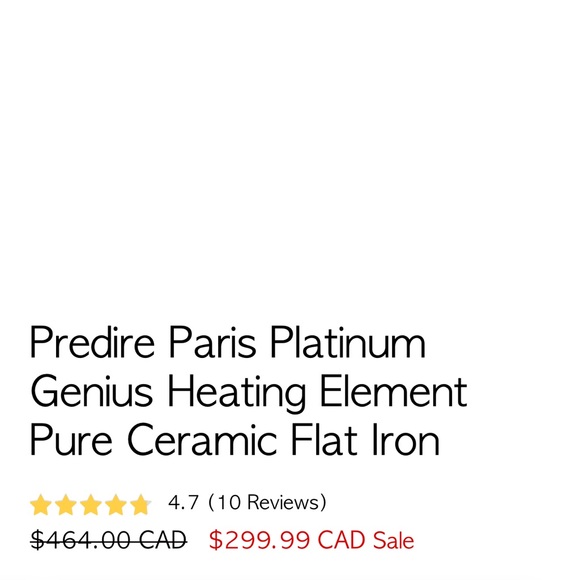 Prédiré Flat Iron with ceramic plates - Picture 3 of 3